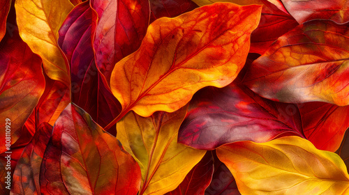 Indian Summer Leaves: Vivid and Warm 