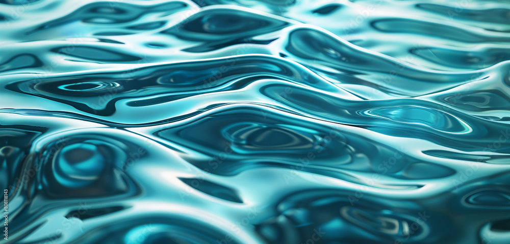 Aquamarine and cobalt blue lines flowing to mimic the ripple of water. Aquamarine and cobalt blue lines flowing to mimic the ripple of water.