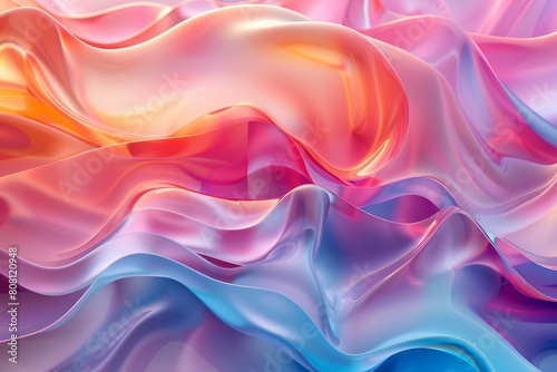 Abstract Colorful Waves