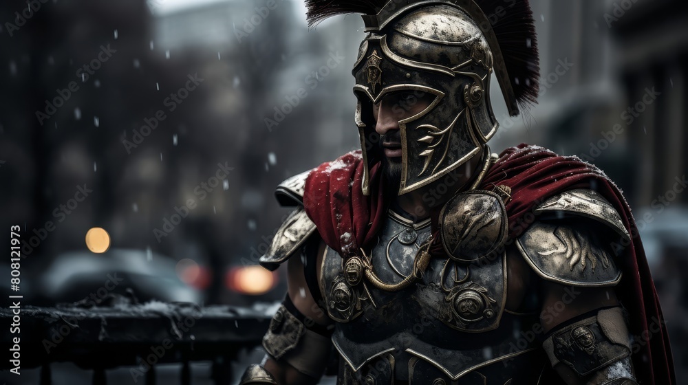Roman Legionnaire imagines empire's greatness