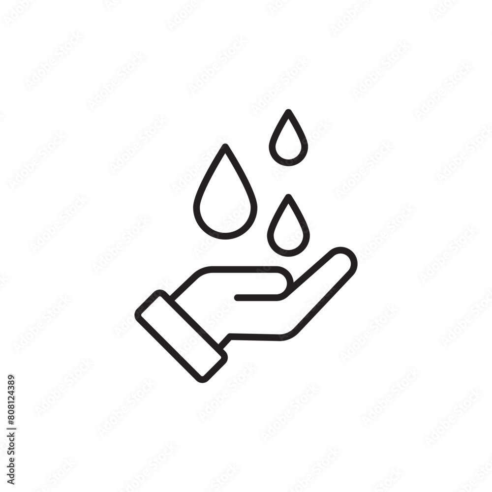 Water icon design with white background stock illustration Water icon design with white background stock illustration