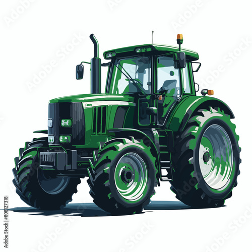 farmer tractor Art vector design  