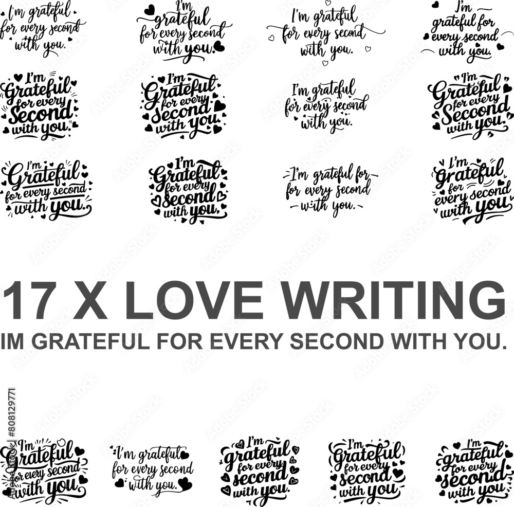 text love quotes different handwritten fonts vector graphics text love quotes different handwritten fonts vector graphics