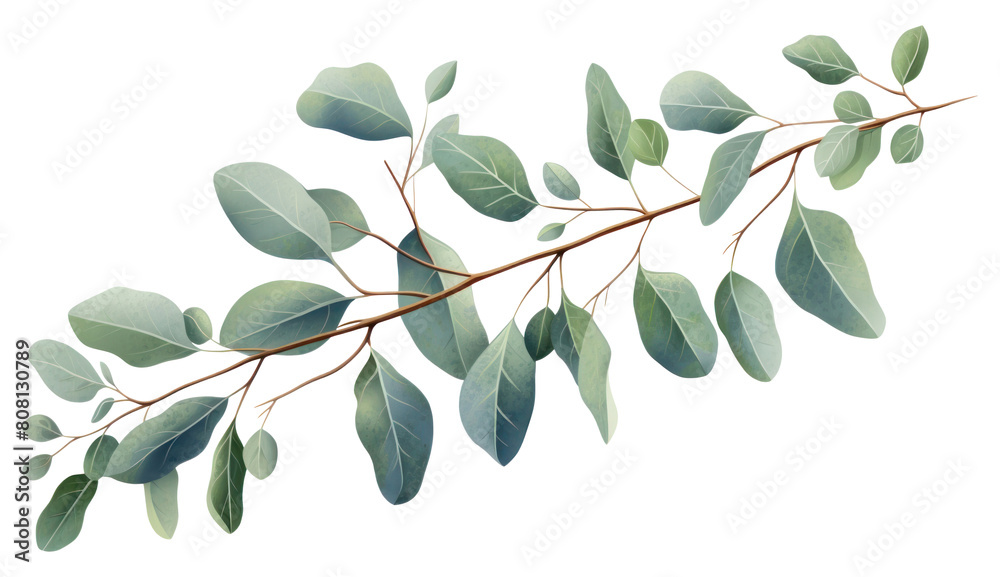 Obraz premium PNG Eucalyptus plant leaf tree.
