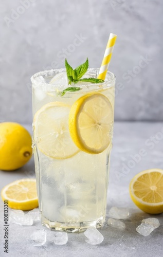 lemonade with lots of ice