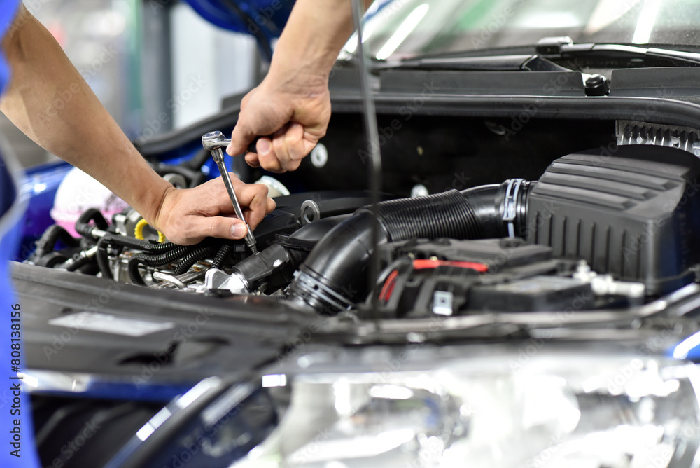 custom made wallpaper toronto digitalcar mechanic in a workshop repairing a vehicle