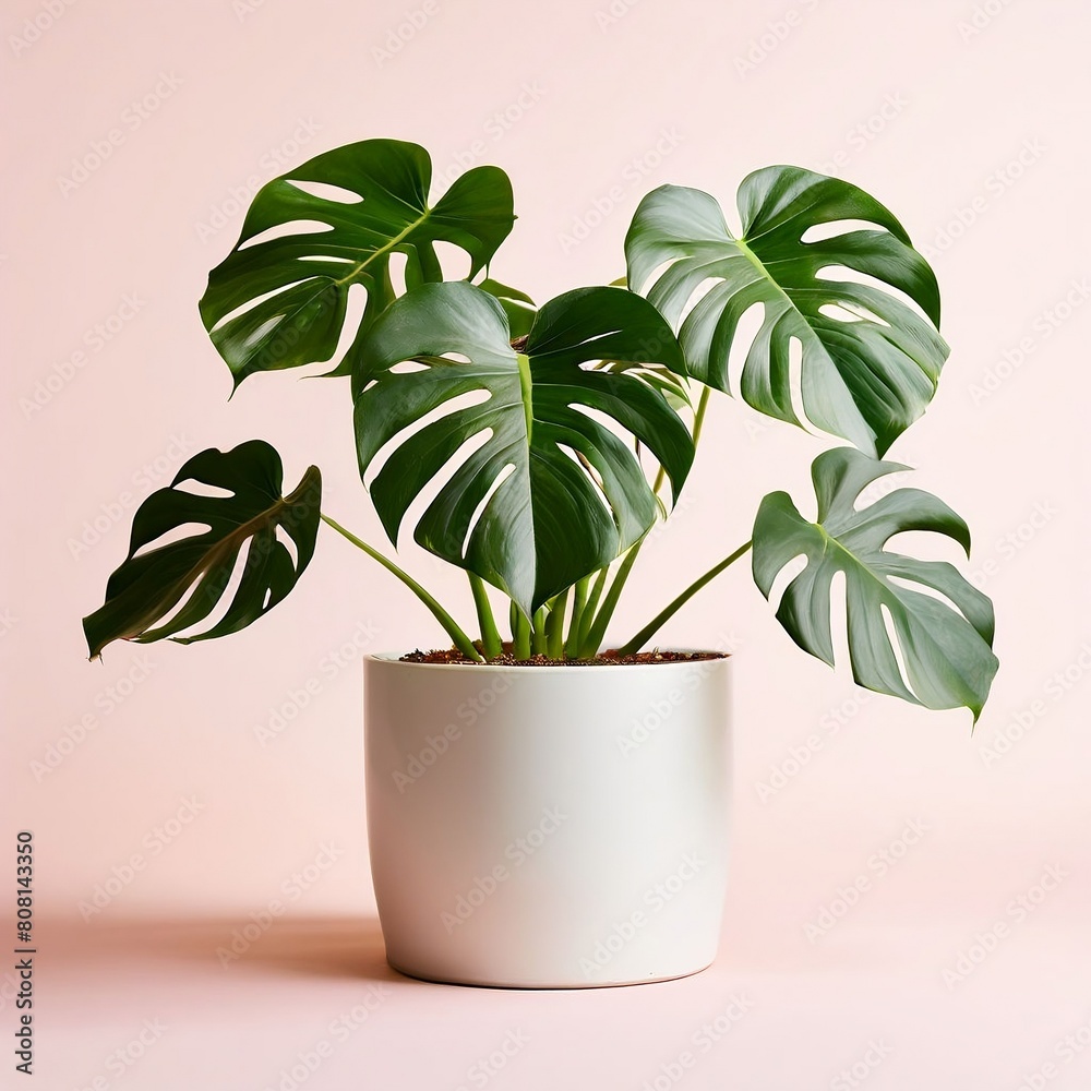 Swees plant in pot. Modern background Swees plant in pot. Modern background