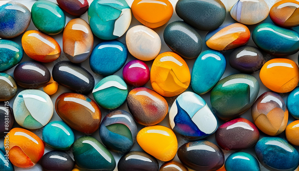 Layer of gemstones with vibrant colours. Concept of background, spiritual stones and crystals, spirituality, crystal healing, complementary and alternative therapy, jewellery. Layer of gemstones with vibrant colours. Concept of background, spiritual stones and crystals, spirituality, crystal healing, complementary and alternative therapy, jewellery.
