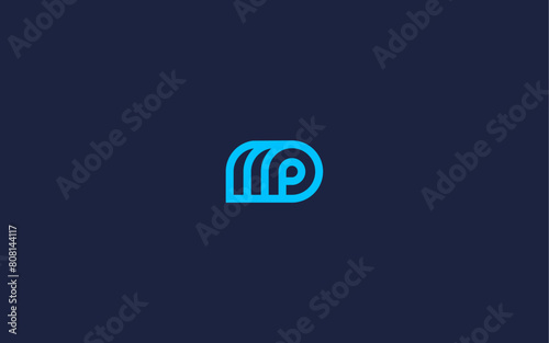 letter mp logo icon design vector design template inspiration
