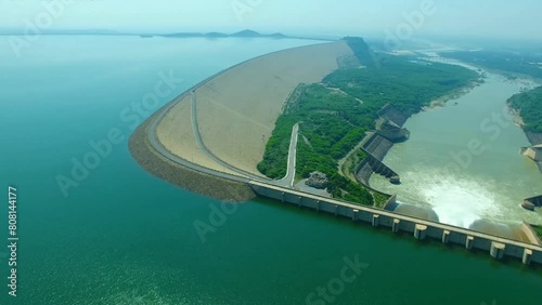 TARBELA DAM, The dam is at a narrow spot in the Indus River valley, named after the town of Tarbela in the Haripur District of Hazara Division, Pakistan. photo