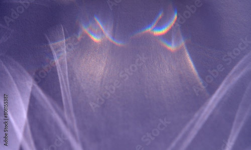 Purple background. Abstract background, interference patterns formed by light.