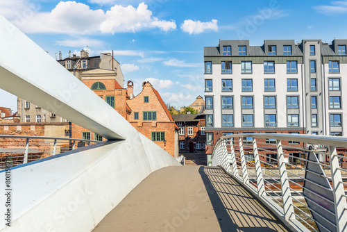 Footbridge in Gdansk photo