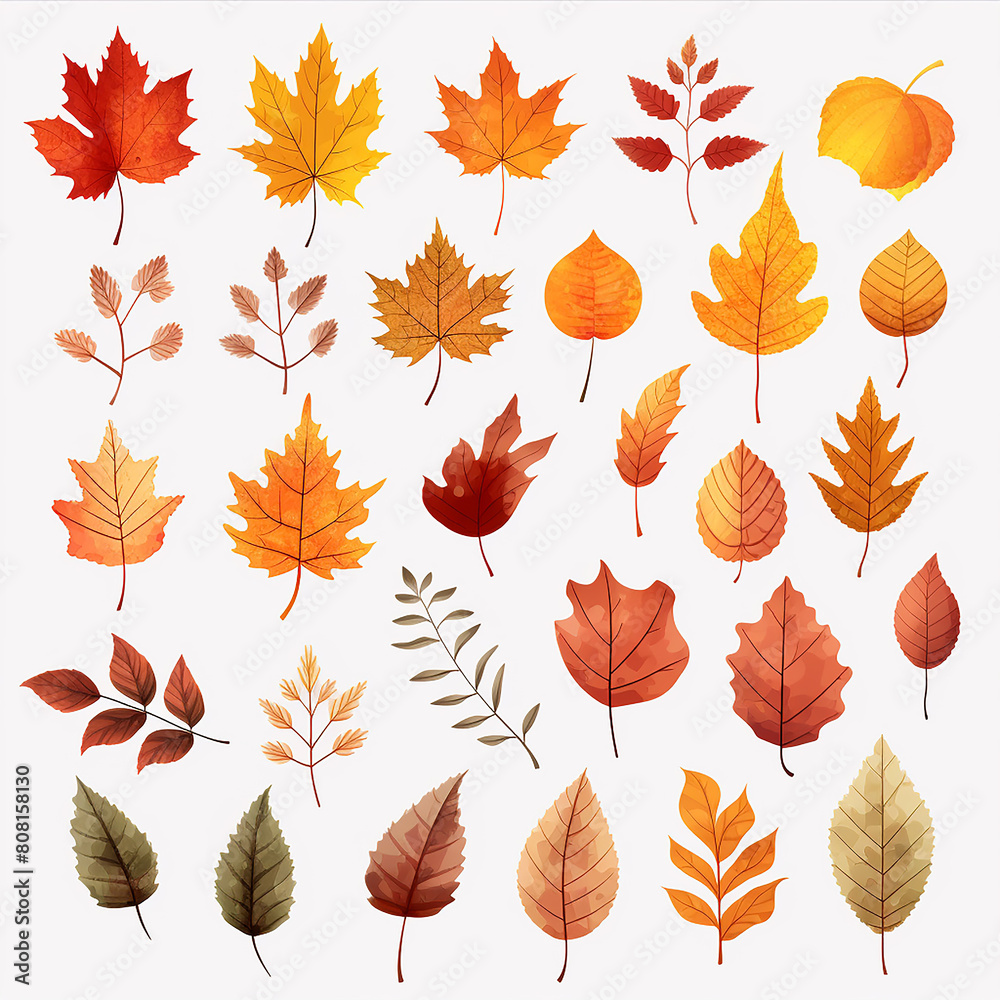autumn leaves collection autumn leaves collection