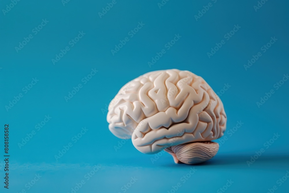 Chip and human brain, artificial intelligence and technology concept. Chip and human brain, artificial intelligence and technology concept.