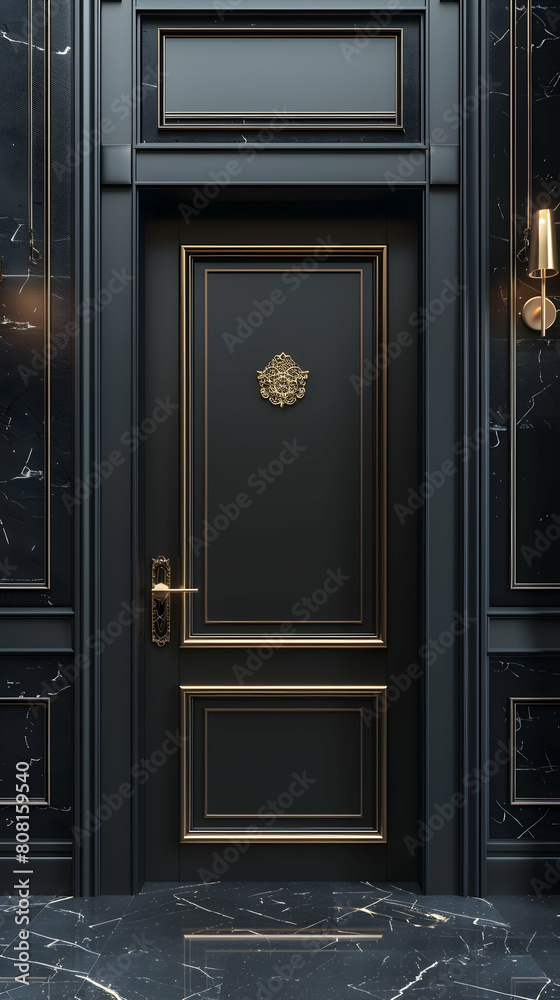Photo Ultra Realistic Elegant Executive Suite Nameplate Ensemble Display Concept Photo Ultra Realistic Elegant Executive Suite Nameplate Ensemble Display Concept