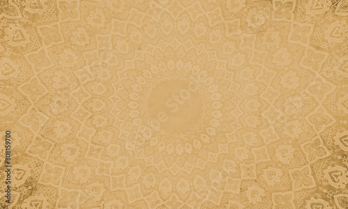 vintage background with Geometric design of Islamic architecture