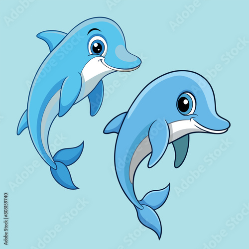 delfini cartoon photo