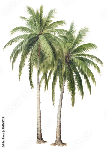 PNG Palm trees drawing plant tranquility.