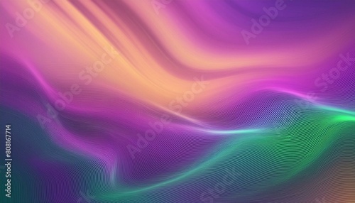 Flowing Spectrum: Abstract Wave Animation"