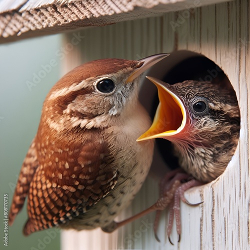 bird on a nest