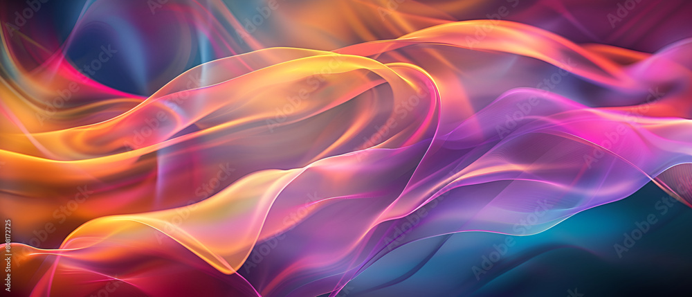 Vibrant 3D of neon purple wave glowing against a dark backdrop, creating an abstract pattern , dynamic design and bright blue hues create a futuristic and energetic backdrop for digital projects Vibrant 3D of neon purple wave glowing against a dark backdrop, creating an abstract pattern , dynamic design and bright blue hues create a futuristic and energetic backdrop for digital projects