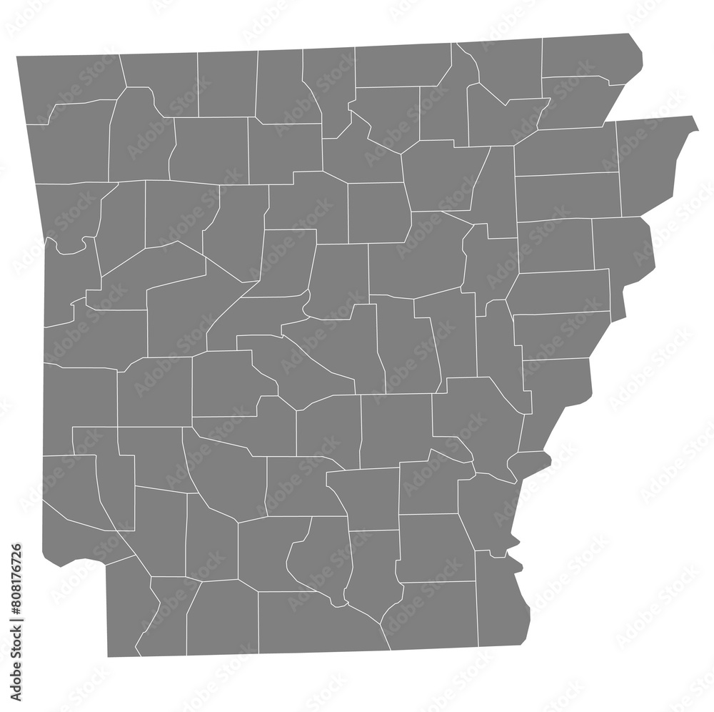 Map Of The US States With Districts Map Of The U S State Of Arkansas map-of-the-us-states-with-districts-map-of-the-u-s-state-of-arkansas