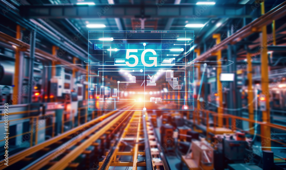 The sight of a factory equipped with 5G technology is a symbol of the industrial digital revolution that is changing the way production plants operate.