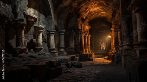Secret chamber beneath Roman temple filled with relics and scrolls