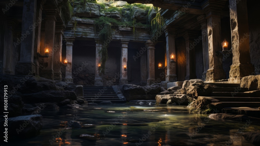 Sacred spring in a Roman temple sought for healing powers Sacred spring in a Roman temple sought for healing powers