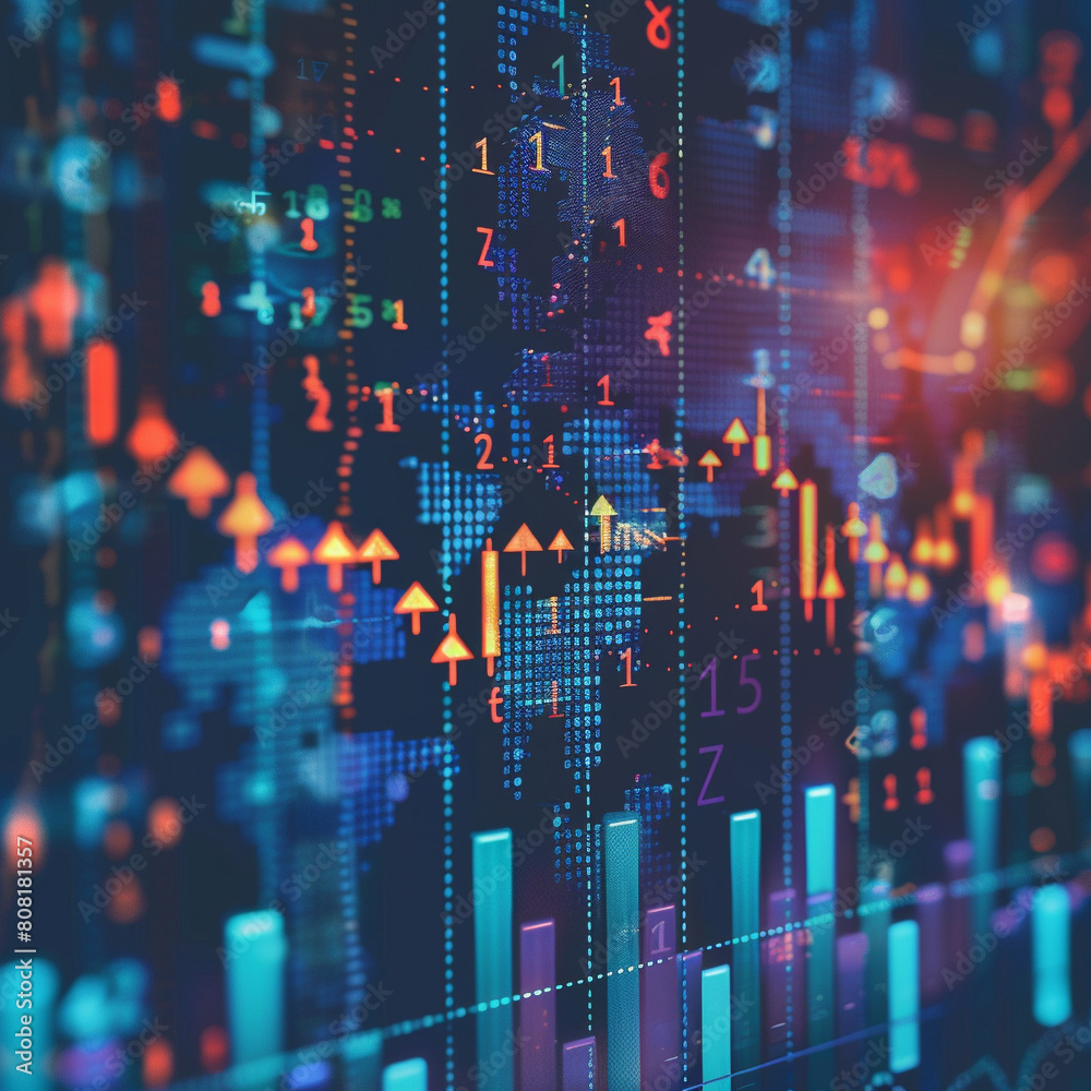 Graph Charts. Stocks. Stock Exchange. Growth and Decline. Graph Charts. Stocks. Stock Exchange. Growth and Decline.