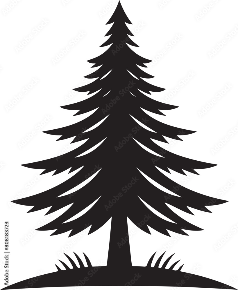 Fototapeta premium Pine Tree Icon