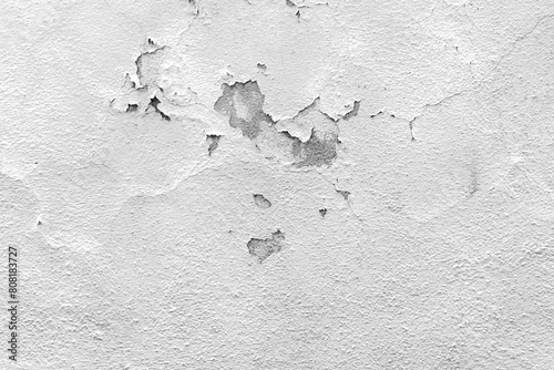 Pared muro blanco fondo rugoso dañado photo