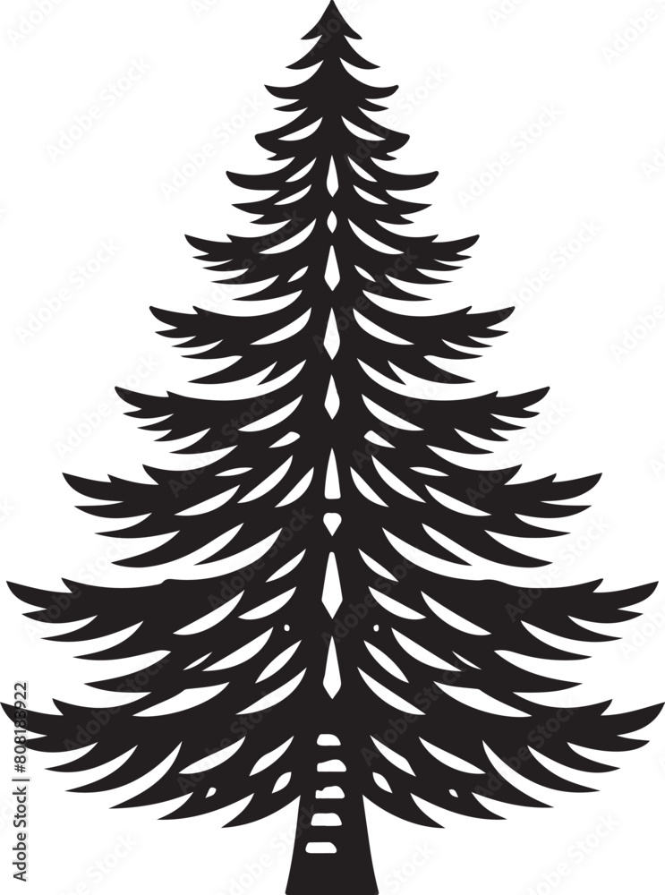 Fototapeta premium Pine Tree Icon