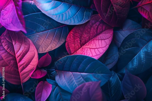 vibrant 4k colorful leaf wallpaper created with generative ai perfect for amoled displays digital art photo