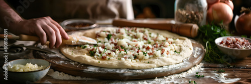 Creating Magic with Classic French Tarte Flambee Recipe: The Culinary Art of Happiness Unveiled