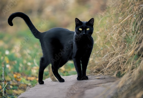 A view of a Black Cat