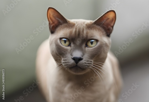 A view of a Burmese Cat