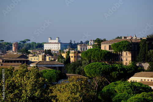 Panorama of Rome from the Aventine Hill