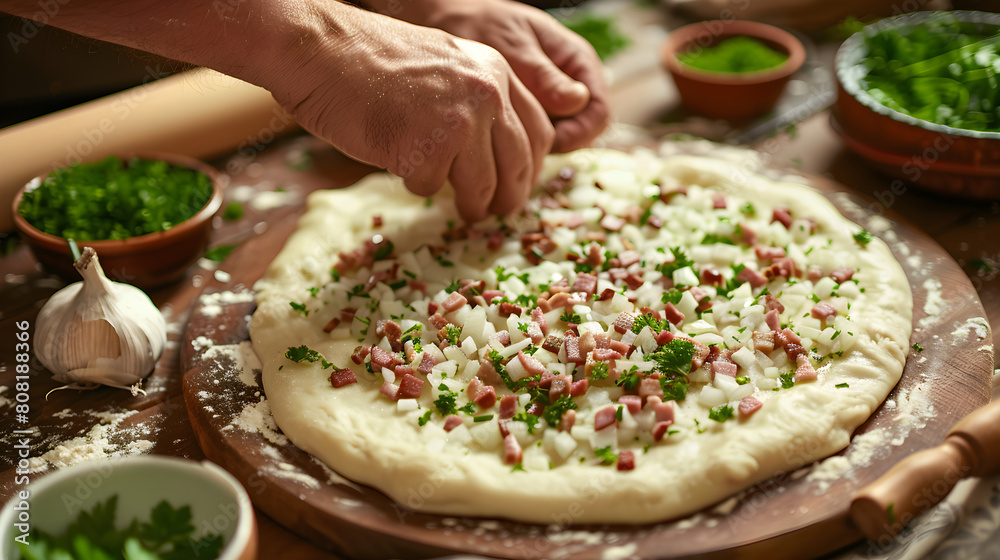 Creating Magic with Classic French Tarte Flambee Recipe: The Culinary Art of Happiness Unveiled