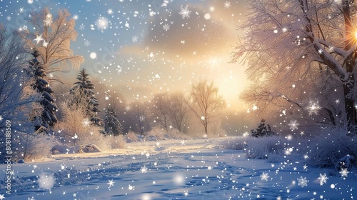 Winter snow wallpaper © pixelwallpaper