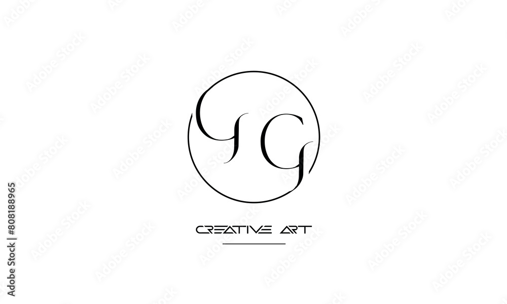 GG, G abstract letters logo monogram GG, G abstract letters logo monogram