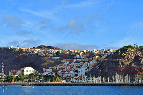 La Gomera, Canary Islands - march 15 2024 : San Sebastian de la Gomera