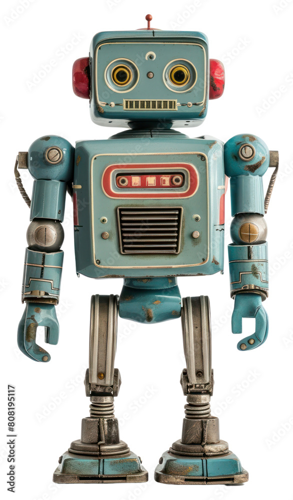 PNG Retro robot white background technology futuristic. PNG Retro robot white background technology futuristic.
