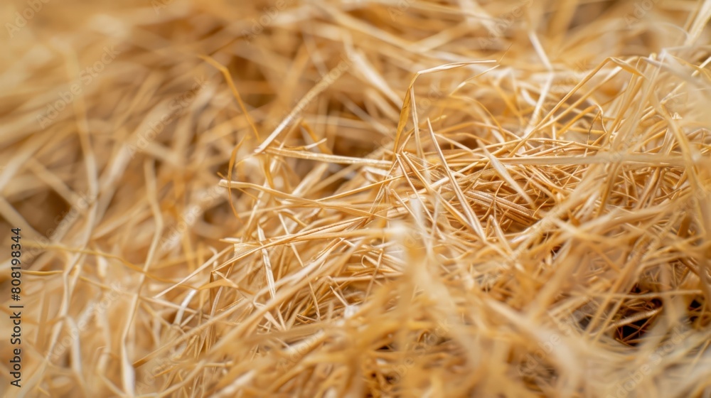 A tight shot of a split haystack, appearing to rest on the ground A tight shot of a split haystack, appearing to rest on the ground