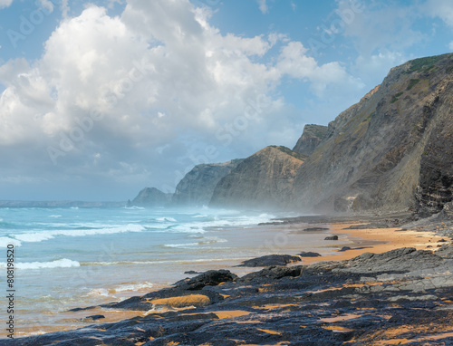 Castelejo beach (Algarve, Portugal).