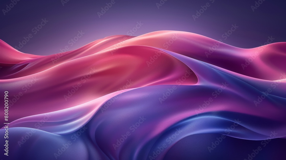 Fototapeta premium Purple and Pink Wavy Lines Background