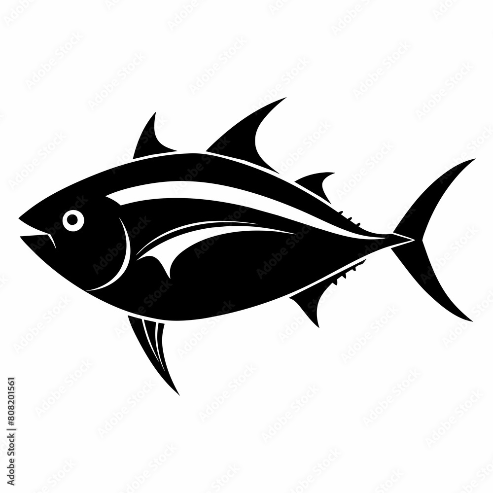 tuna fish icons isolated on white background. Design elements for logo, Saltwater Fishing Logo, label, emblem, sign, badge. Vector illustration | adobe stock tuna fish icons isolated on white background. Design elements for logo, Saltwater Fishing Logo, label, emblem, sign, badge. Vector illustration | adobe stock