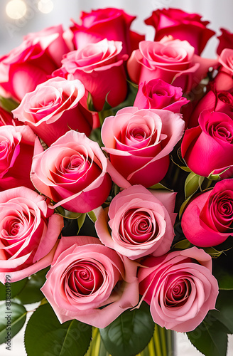 bouquet of beautiful roses