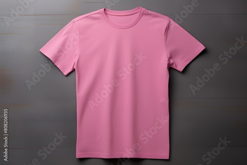 A mockup t-shirt on a white background 