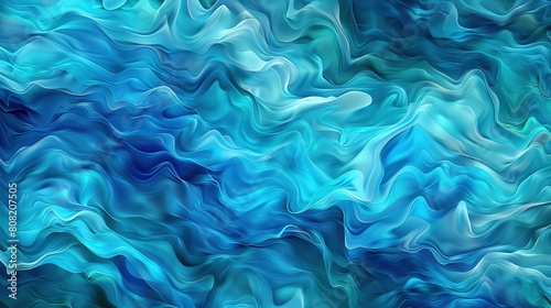 An abstract depicting different color waves abstract background 